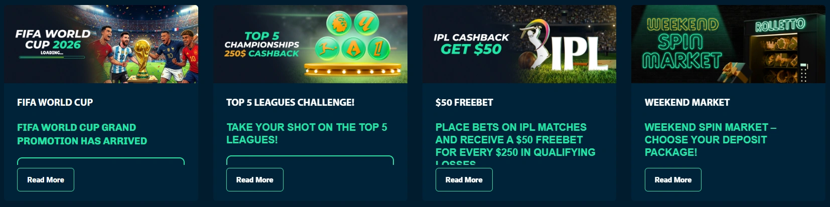 Rolletto Casino bonus promotions and offers for UK players